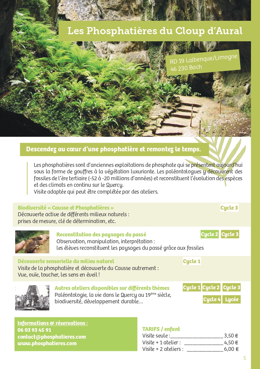 Page 5-  parcours pédagogique 2020